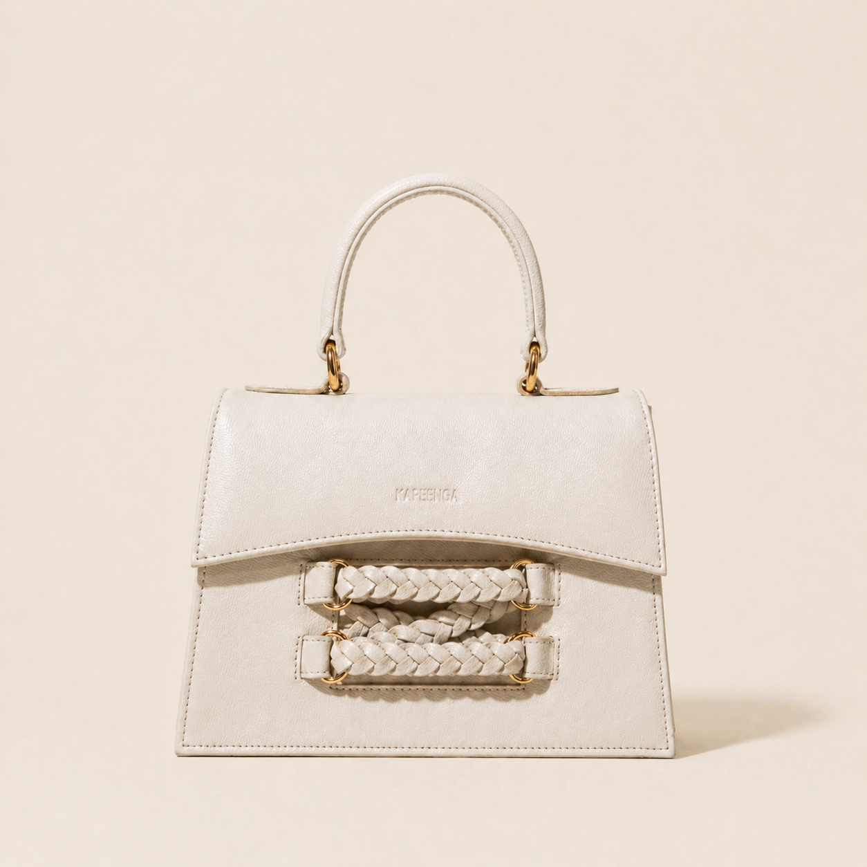 Amani Bag - White Saffiano